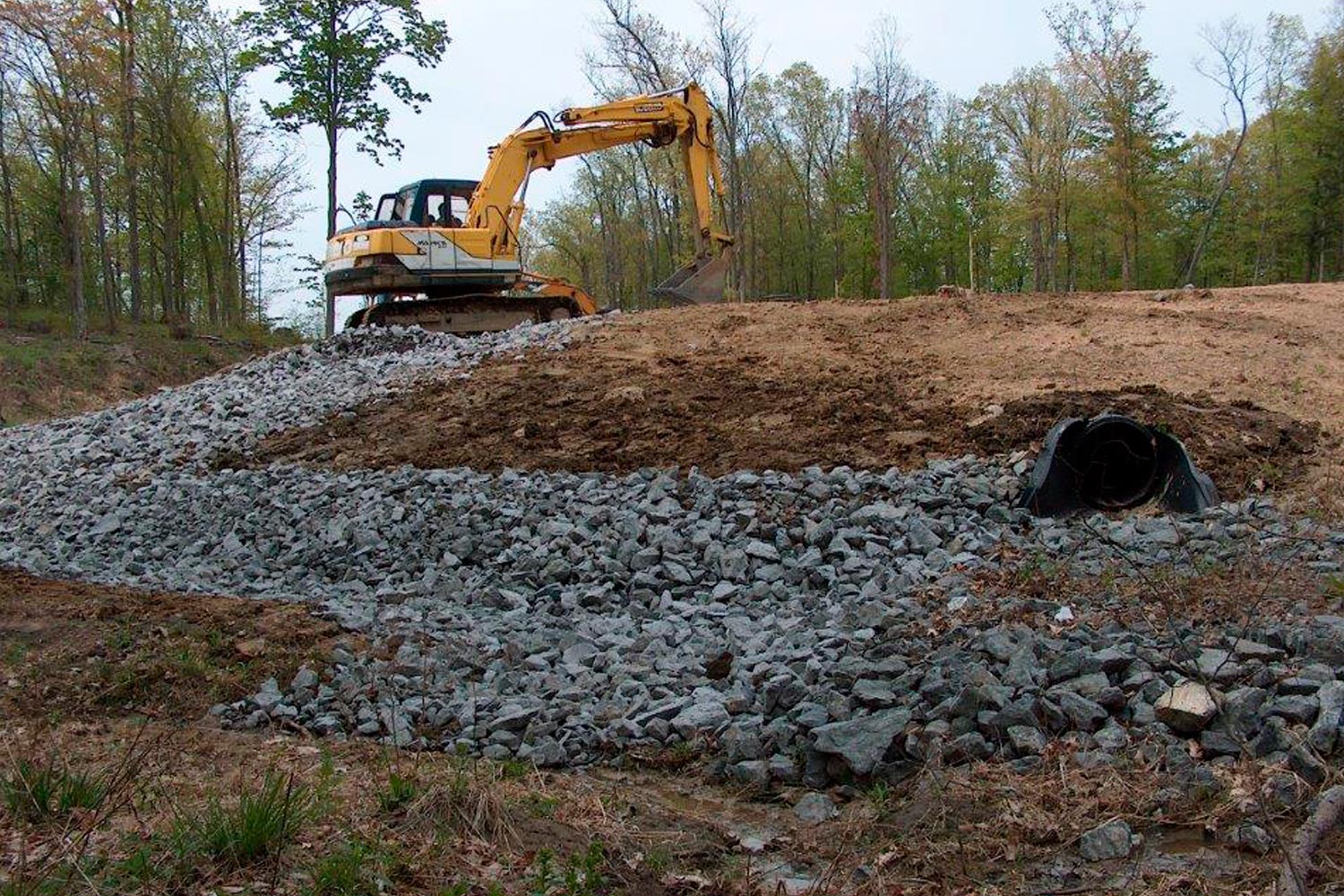 Storm water drainage installation - site work albany ny