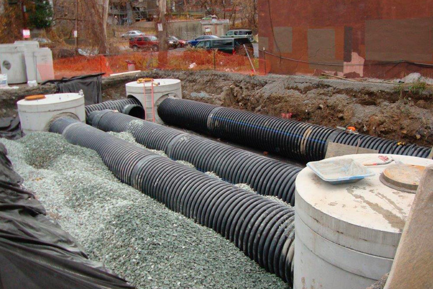 storm sewer installation, upstate ny
